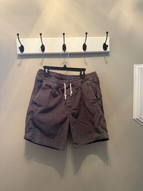 Quiksilver Men's Brown Drawstring Hybrid Shorts